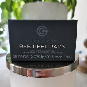Green Compass B + B peel pads.